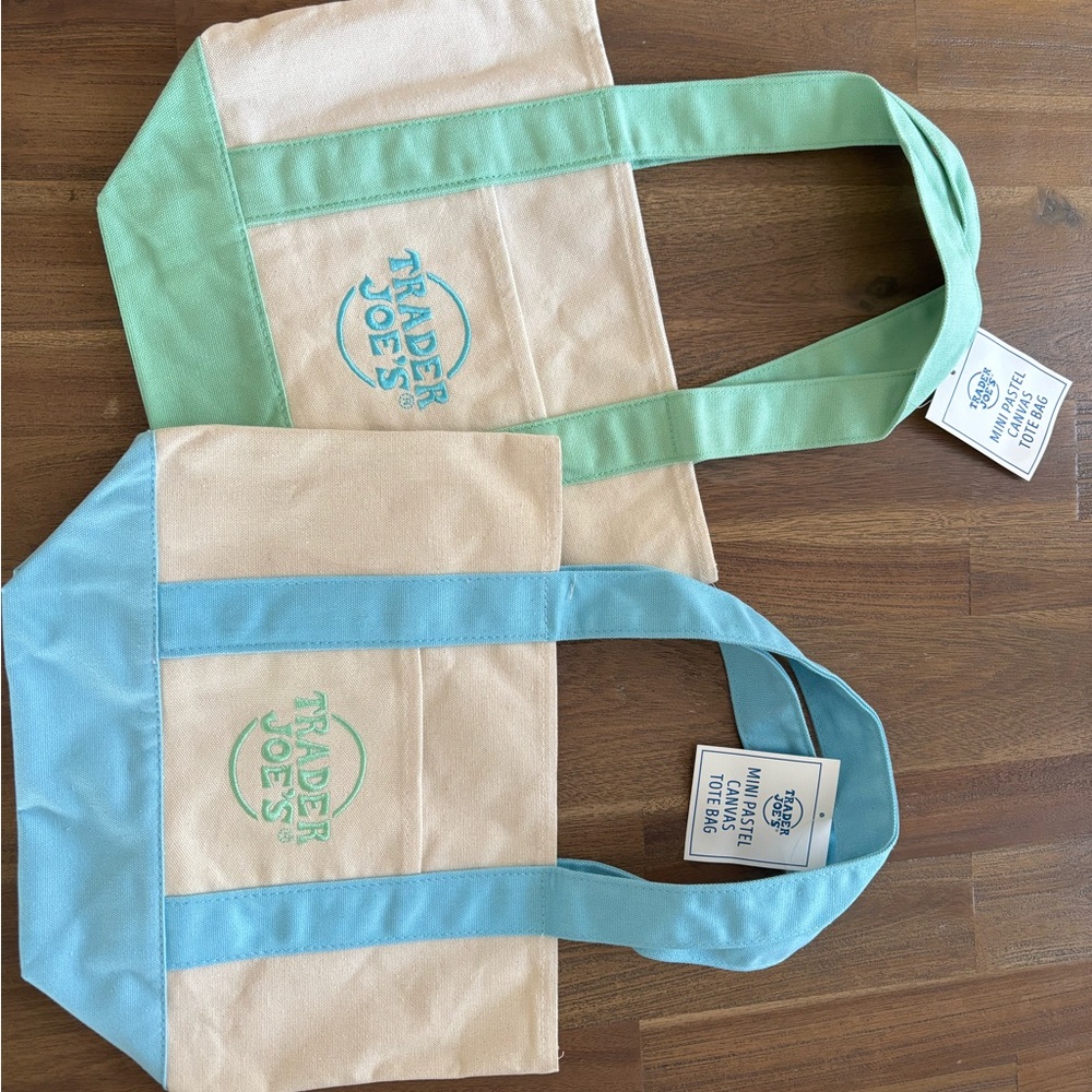 Trader Joe’s limited edition Easter pastel mini tote